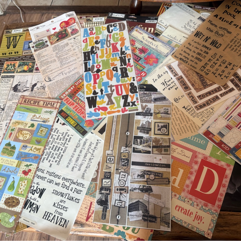 Assorted Scrapbooking Stickers - Picture 2 of 6